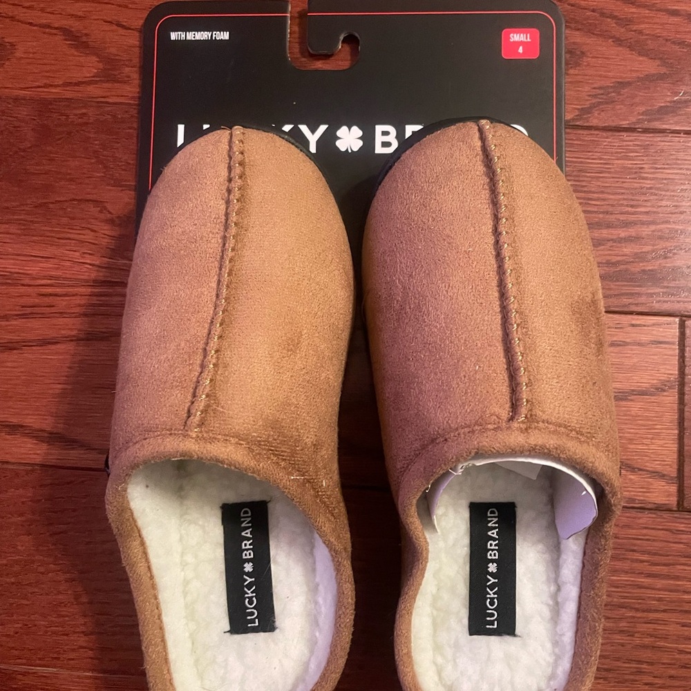 Lucky Brand Tan Slippers